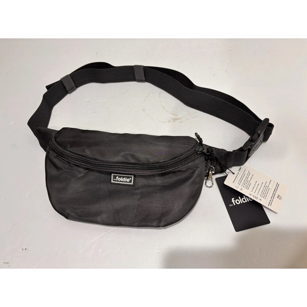 Anti-theft Travel Bag The Foldie Crossbody Gray with Adjustable Strap RFID